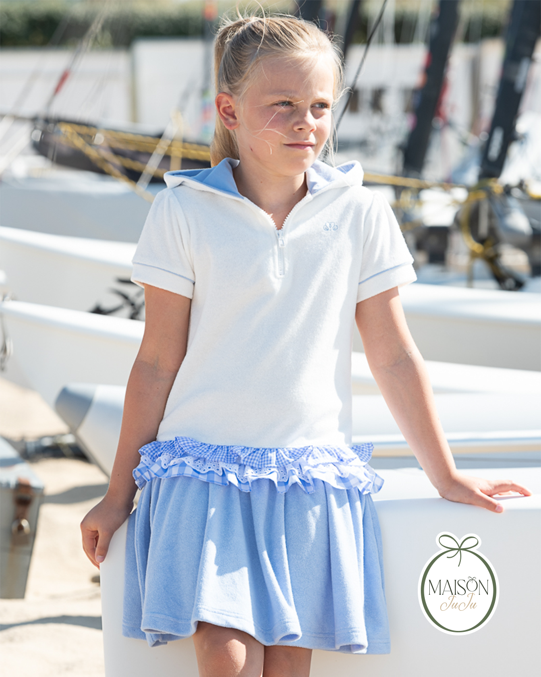GIRL DRESS CAPUCHON VICHY