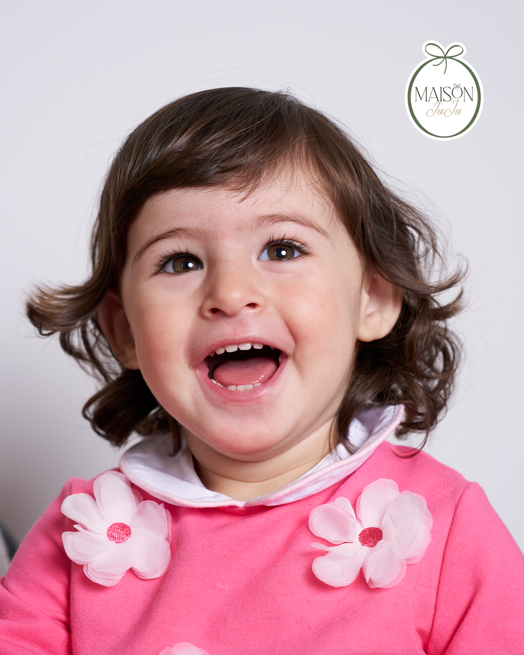BABY GIRL SWEATER ROSE CORAL
