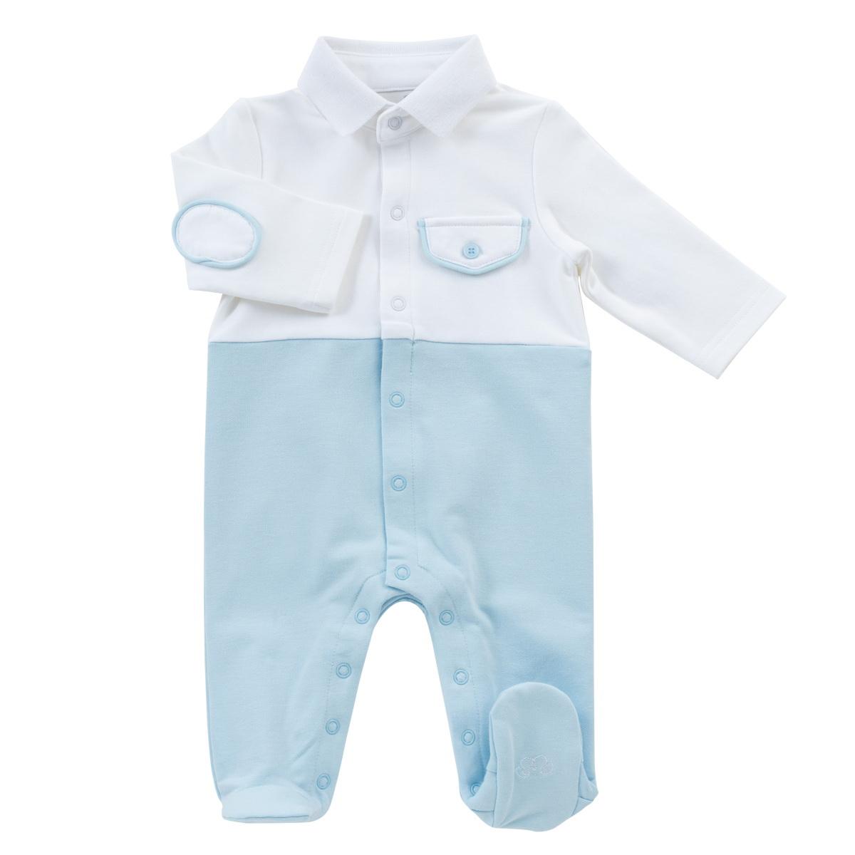 NEWBORN BOY LUCA FOOTIE PAJAMA