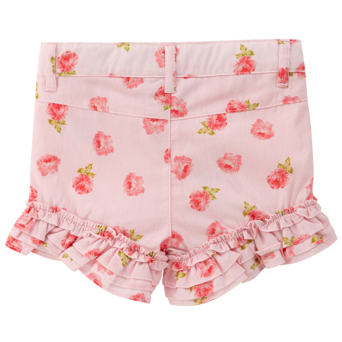 BABY GIRL SHORT I FLOWER RUFFLE