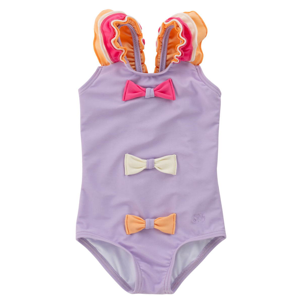GIRL SWIMSUIT BOW RUFFLE