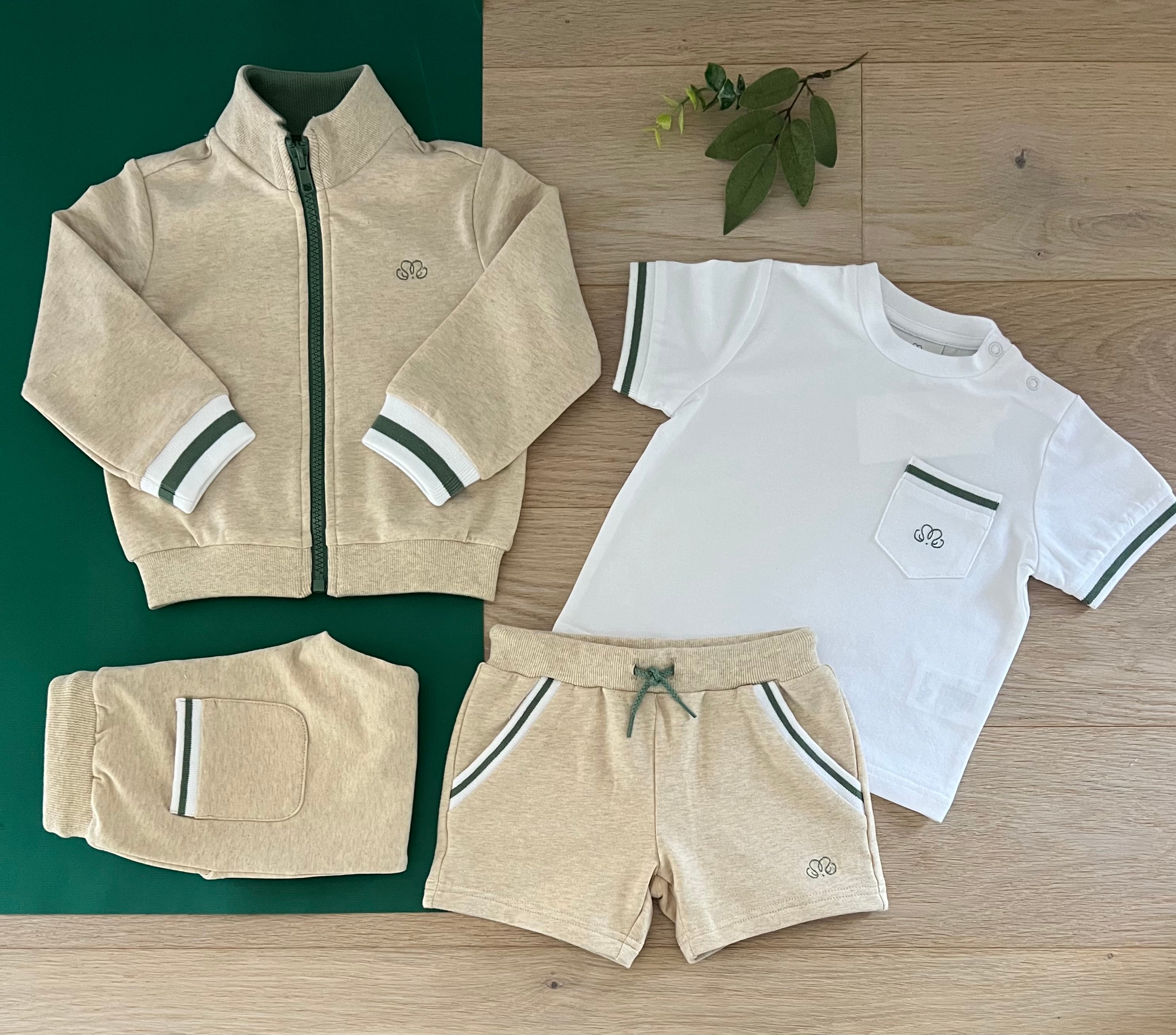 Stylish jogger shorts for boys back view