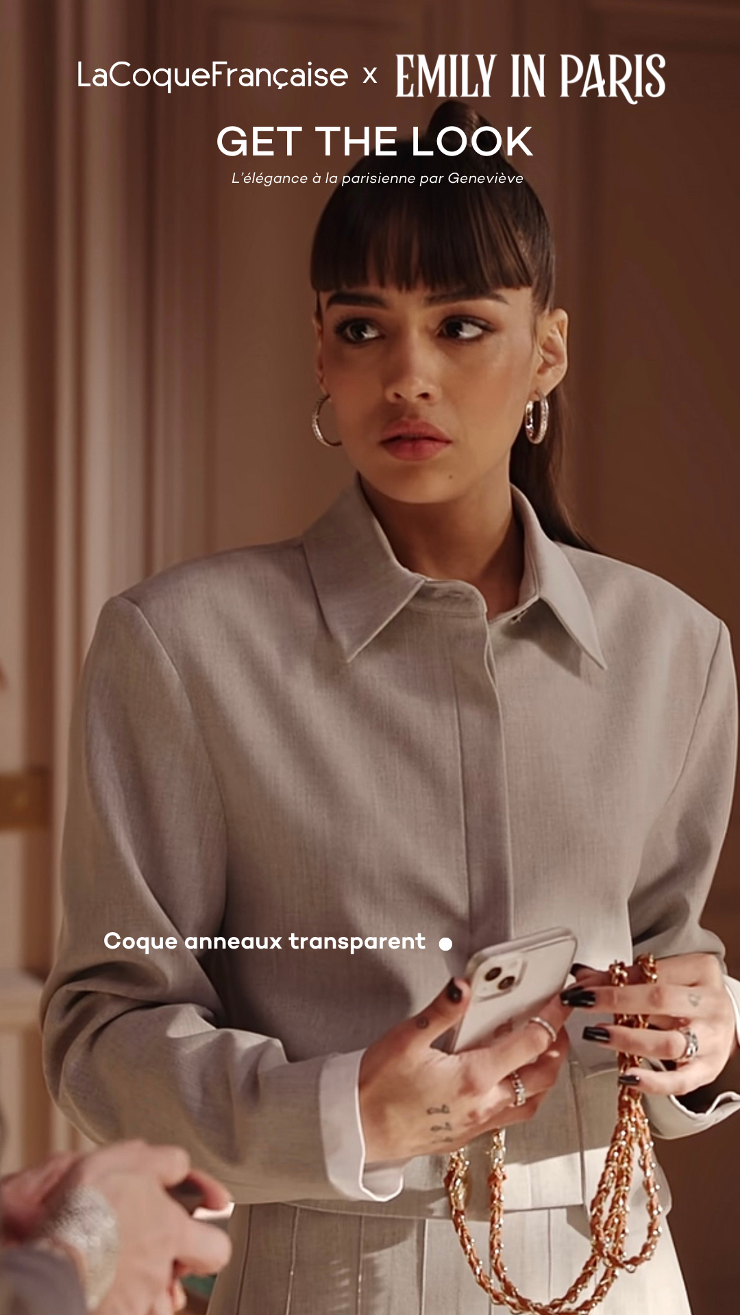 SHORT PHONE CHAIN - LOU BLACK