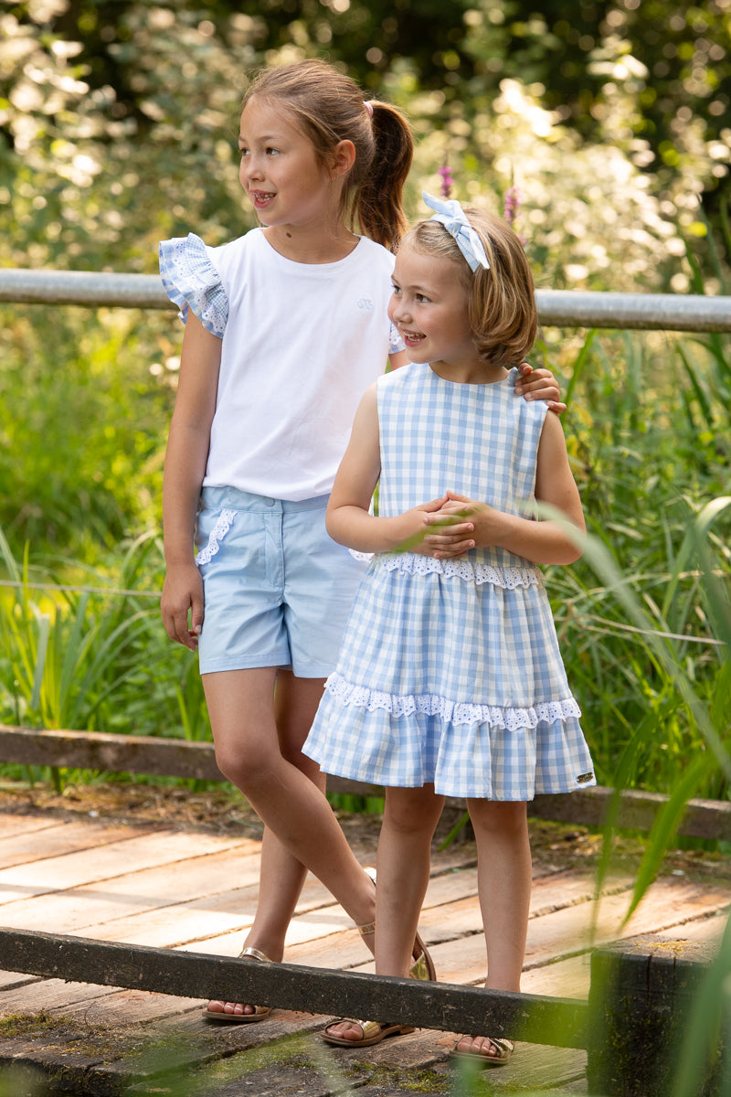 BABY GIRL SHORTY ROZANNE BLUE