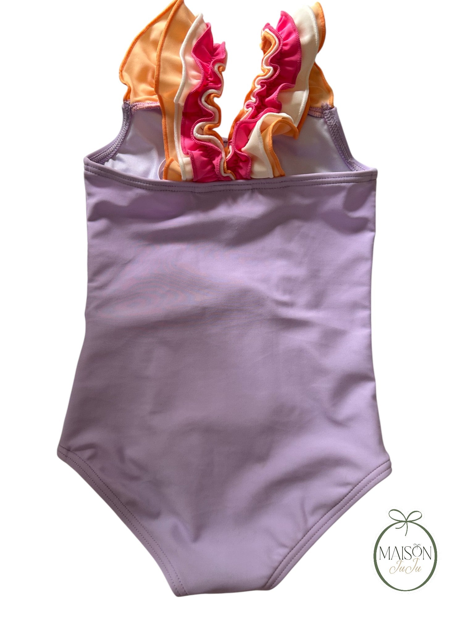 GIRL SWIMSUIT BOW RUFFLE