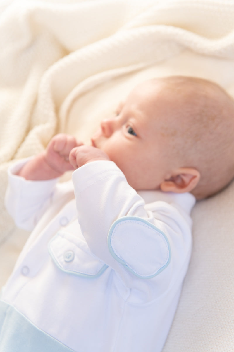 NEWBORN BOY LUCA FOOTIE PAJAMA