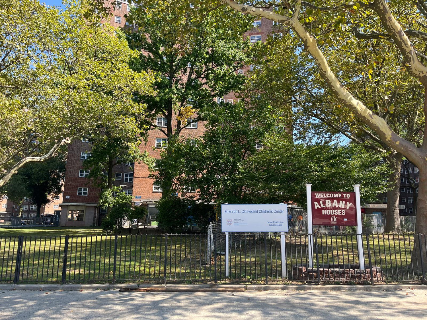 The Albany Houses are one of the neighborhood’s signature housing developments.