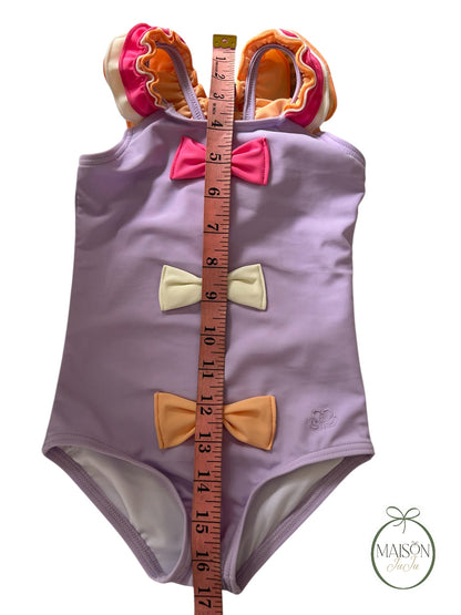 GIRL SWIMSUIT BOW RUFFLE