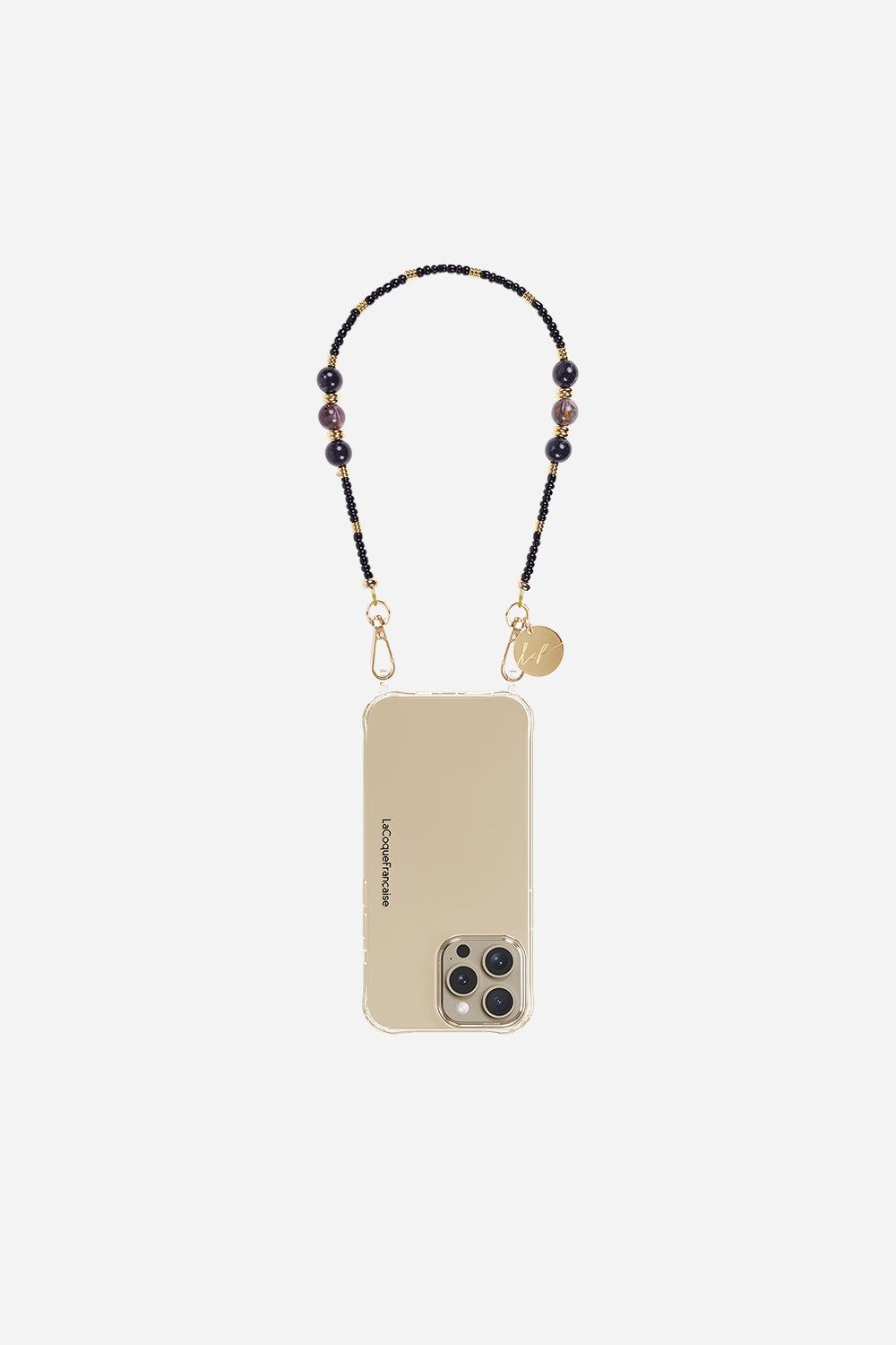 SHORT PHONE CHAIN - IRIS BLACK